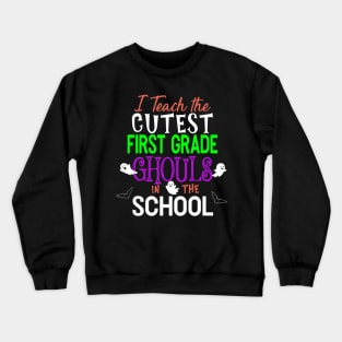 Halloween Teacher Costume Tshirt Pumpkin School Outfit Crewneck Sweatshirt